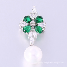 new design 925 sterling silver cubic zirconia brooch